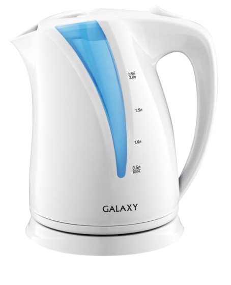 Чайник Galaxy GL 0203  (2л,2200Вт)  диск,пластик
